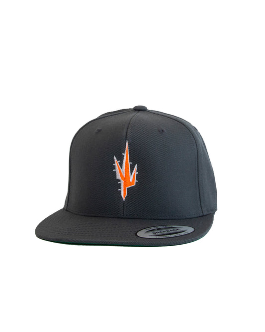 Grey Neon Cactus Logo Hat